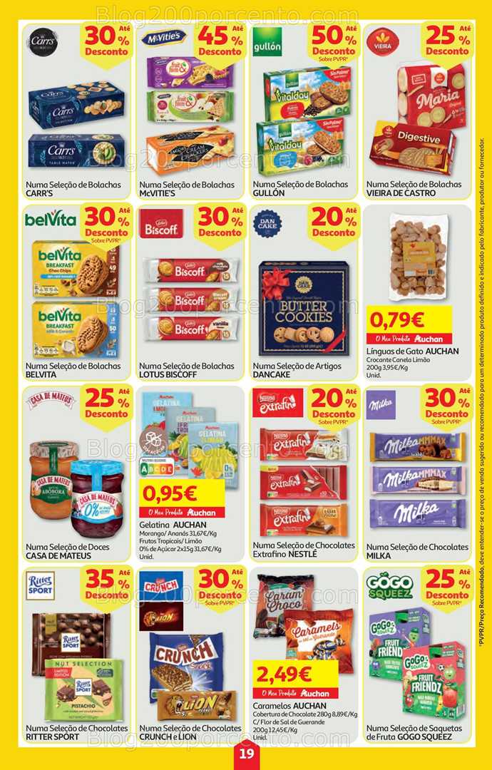Antevisão Folheto AUCHAN Super Poupança Promoções de 15 a 21 janeiro