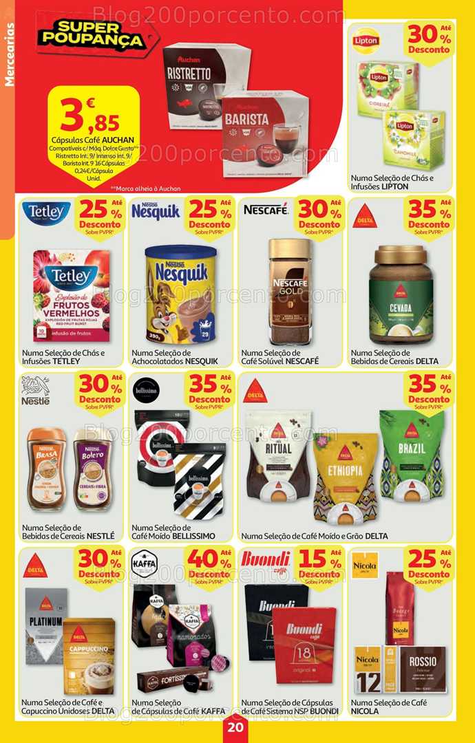Antevisão Folheto AUCHAN Super Poupança Promoções de 15 a 21 janeiro