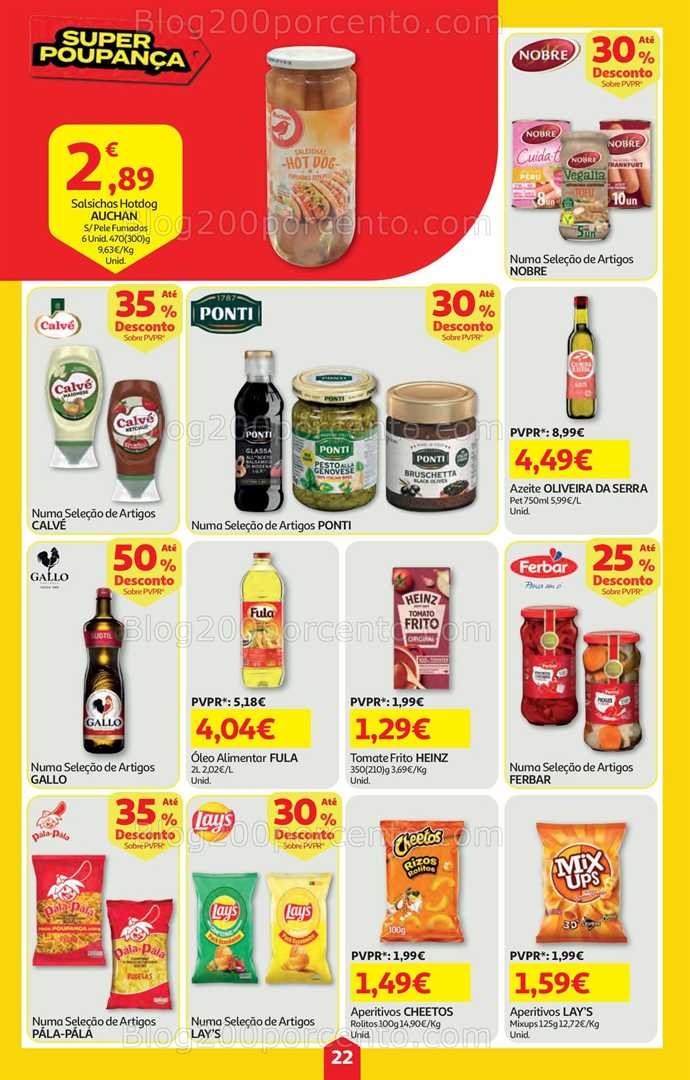 Antevisão Folheto AUCHAN Super Poupança Promoções de 15 a 21 janeiro