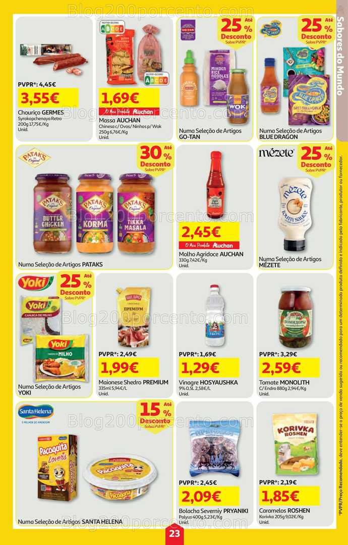 Antevisão Folheto AUCHAN Super Poupança Promoções de 15 a 21 janeiro