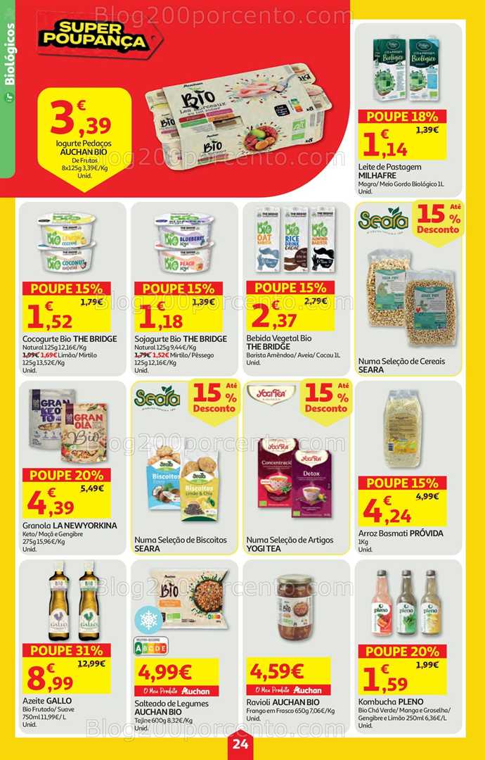 Antevisão Folheto AUCHAN Super Poupança Promoções de 15 a 21 janeiro