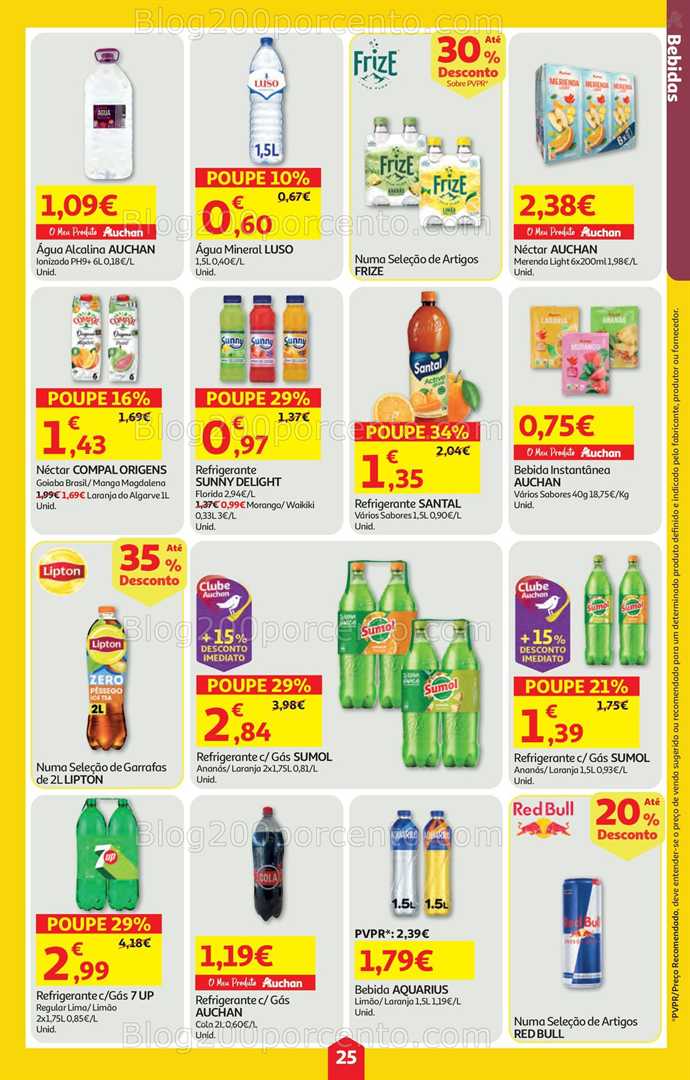 Antevisão Folheto AUCHAN Super Poupança Promoções de 15 a 21 janeiro