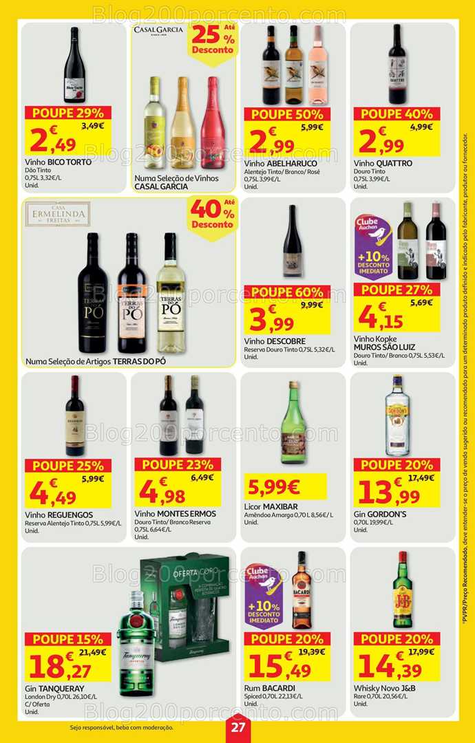 Antevisão Folheto AUCHAN Super Poupança Promoções de 15 a 21 janeiro