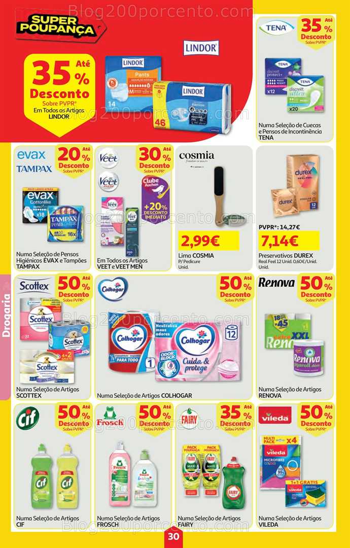 Antevisão Folheto AUCHAN Super Poupança Promoções de 15 a 21 janeiro