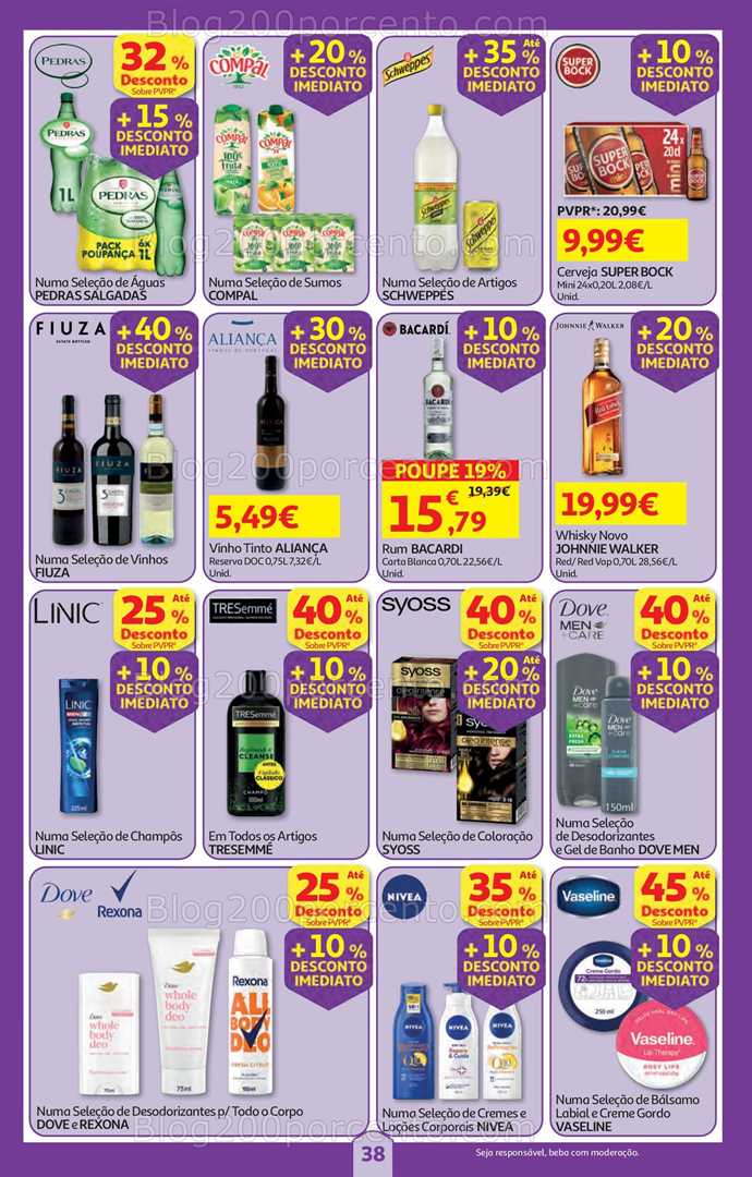 Antevisão Folheto AUCHAN Super Poupança Promoções de 15 a 21 janeiro