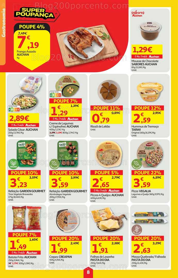 Antevisão Folheto AUCHAN Super Poupança Promoções de 15 a 21 janeiro