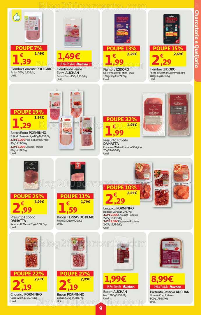 Antevisão Folheto AUCHAN Super Poupança Promoções de 15 a 21 janeiro