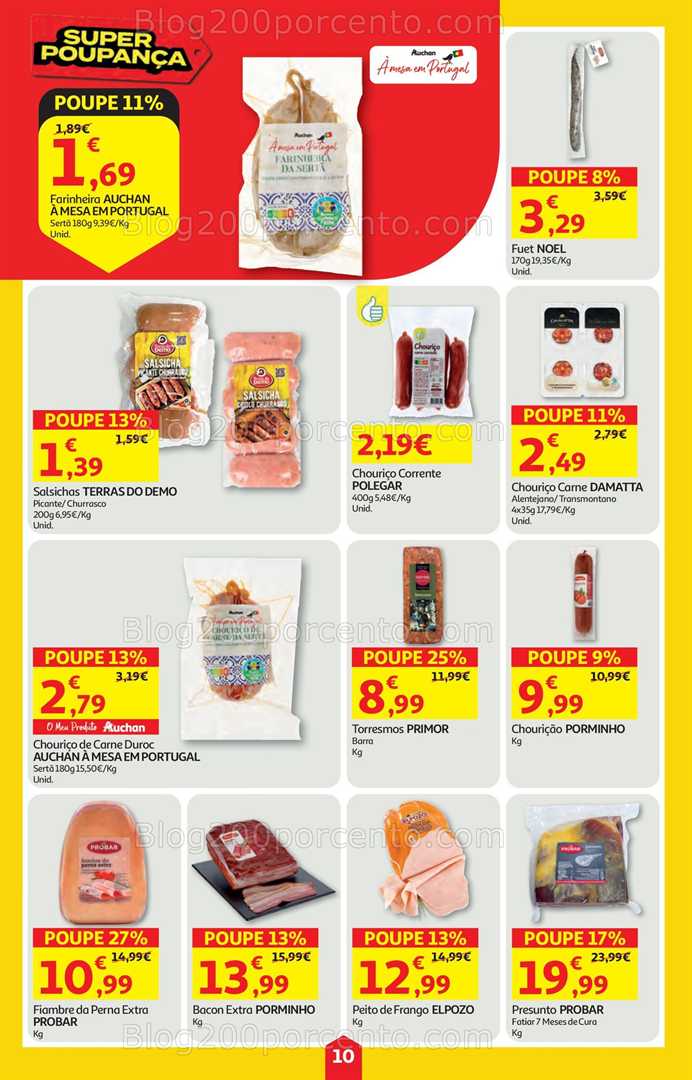 Antevisão Folheto AUCHAN Super Poupança Promoções de 22 a 28 janeiro