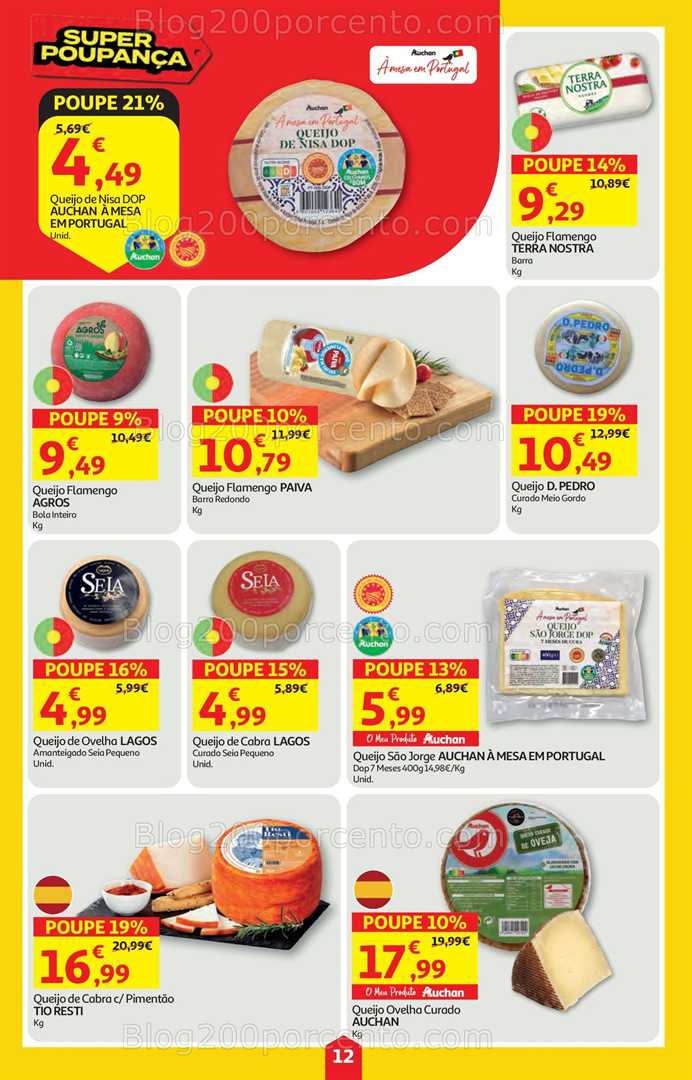 Antevisão Folheto AUCHAN Super Poupança Promoções de 22 a 28 janeiro