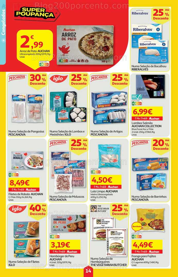 Antevisão Folheto AUCHAN Super Poupança Promoções de 22 a 28 janeiro