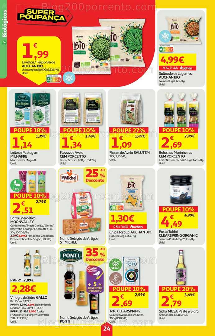 Antevisão Folheto AUCHAN Super Poupança Promoções de 22 a 28 janeiro