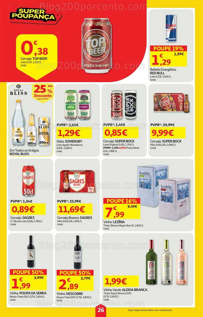 Antevisão Folheto AUCHAN Super Poupança Promoções de 22 a 28 janeiro