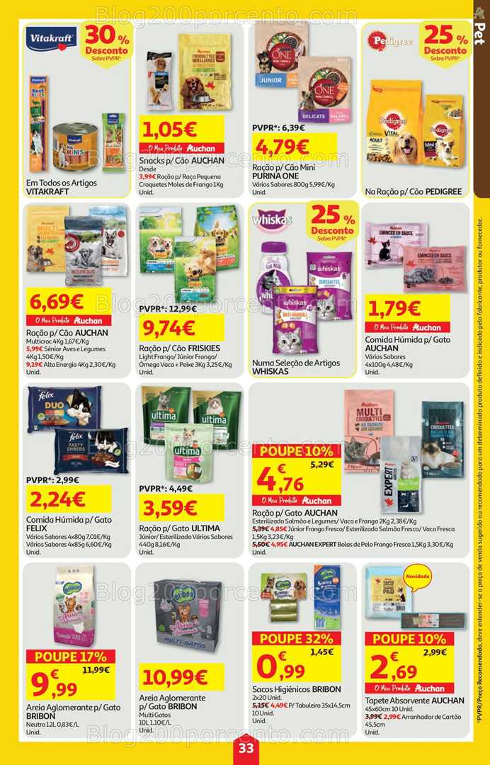 Antevisão Folheto AUCHAN Super Poupança Promoções de 22 a 28 janeiro