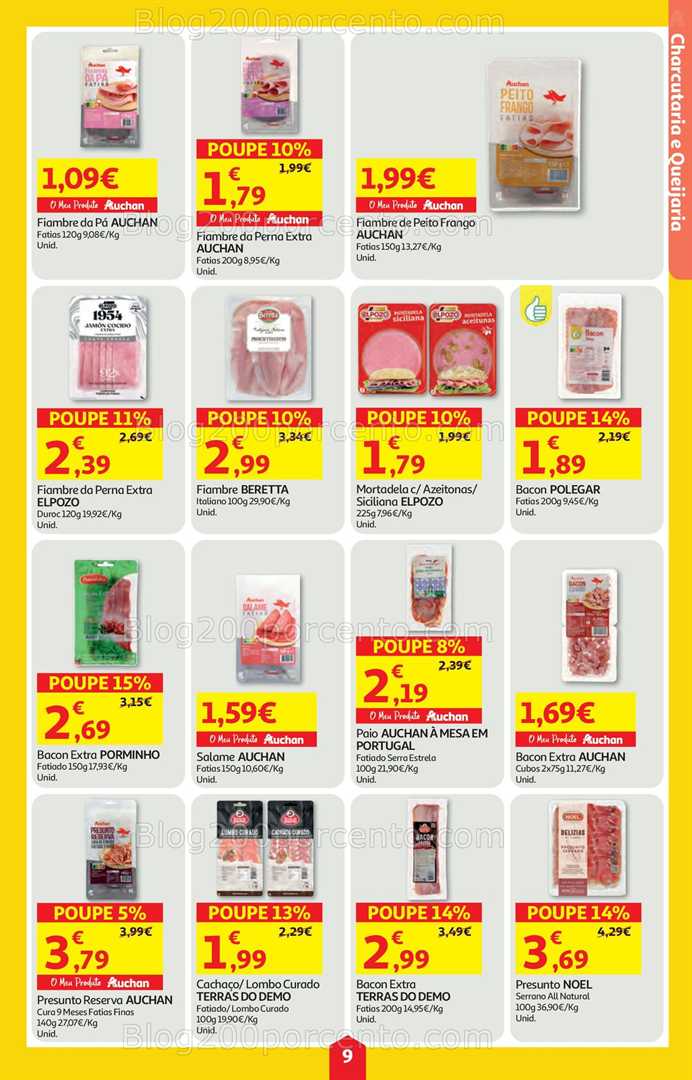 Antevisão Folheto AUCHAN Super Poupança Promoções de 22 a 28 janeiro