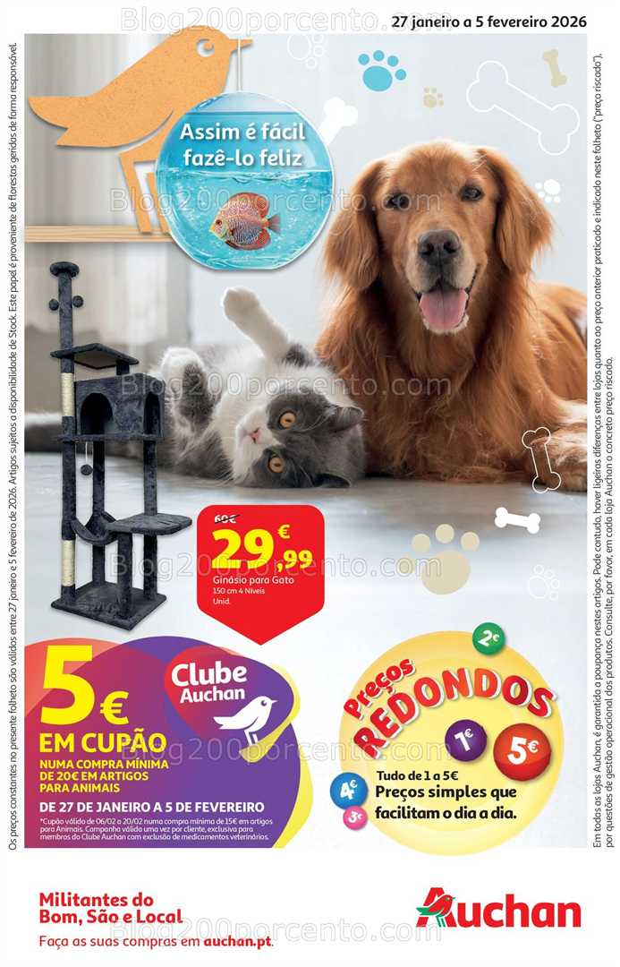 Antevisão Folheto AUCHAN Promoções de 27 janeiro a 5 fevereiro