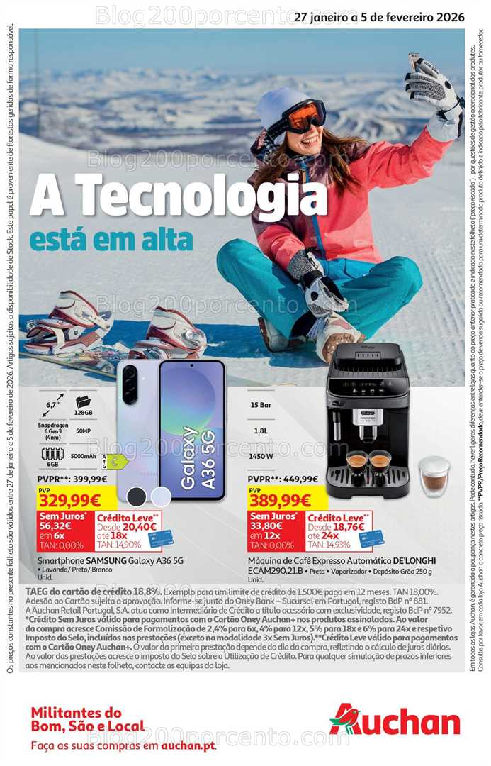 Antevisão Folheto AUCHAN Promoções de 27 janeiro a 5 fevereiro