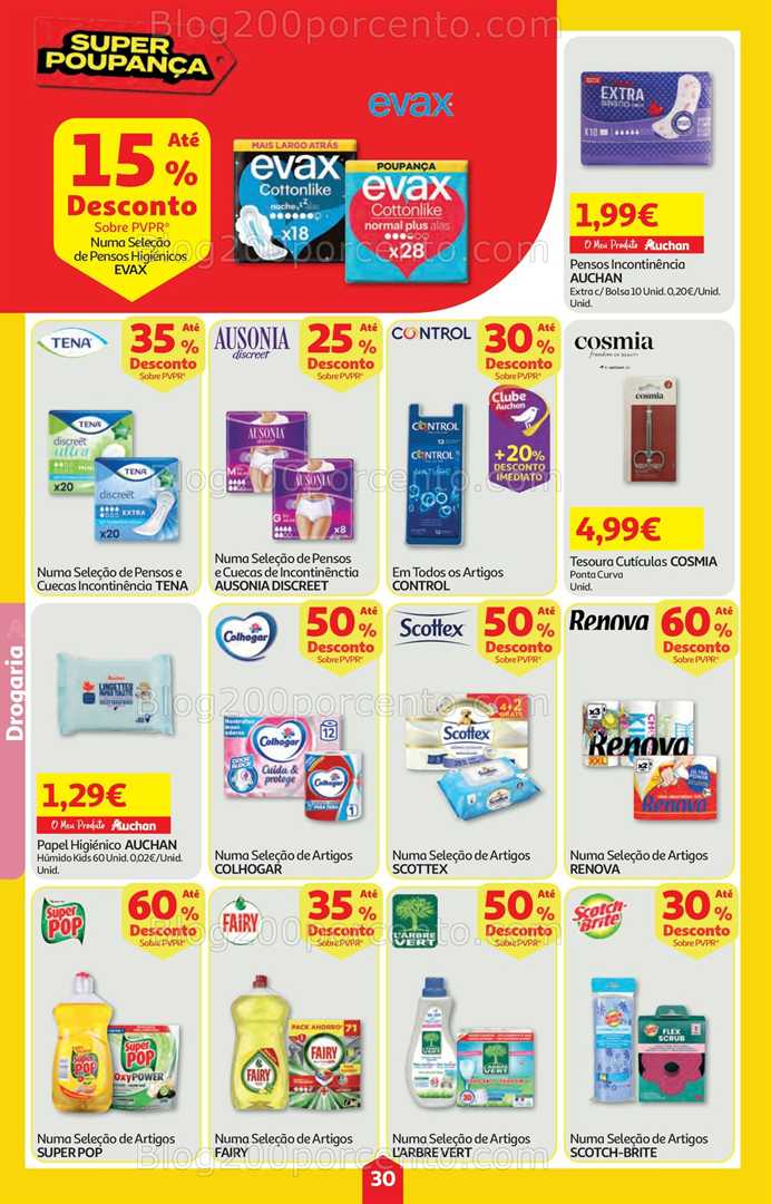 Antevisão Folheto AUCHAN Promoções de 29 janeiro a 4 fevereiro