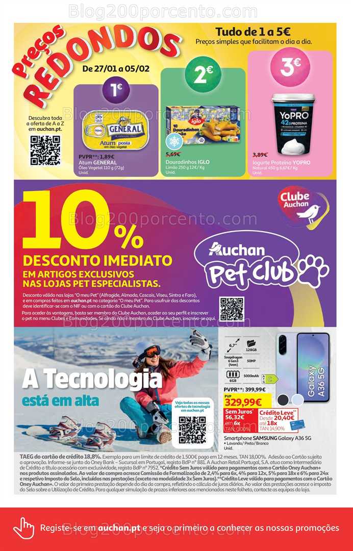 Antevisão Folheto AUCHAN Promoções de 29 janeiro a 4 fevereiro