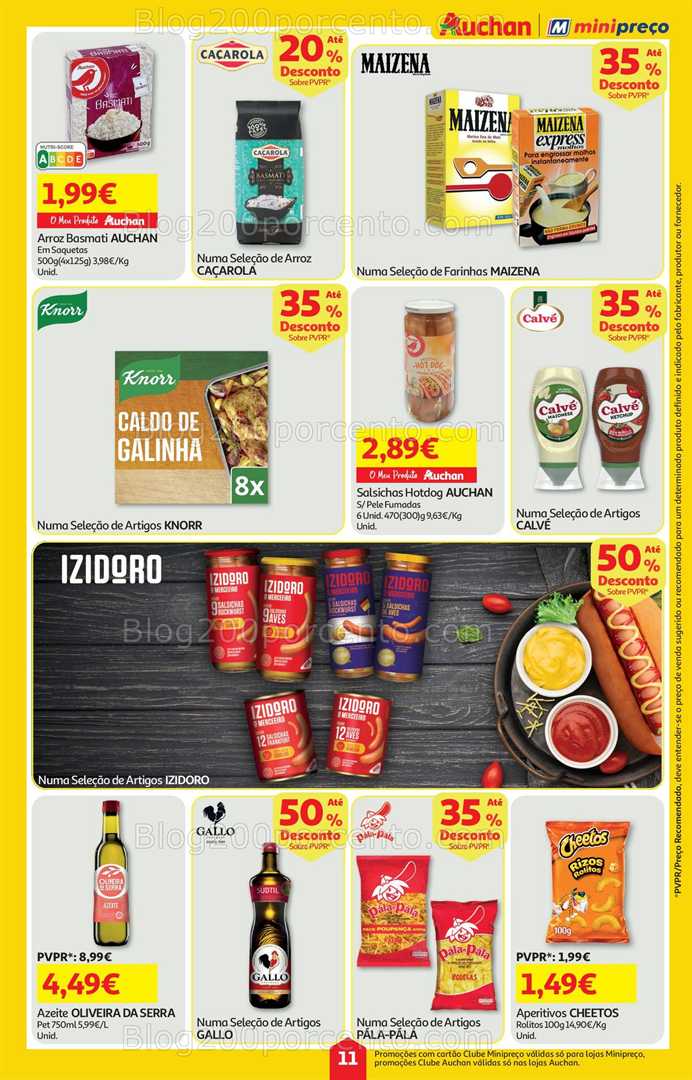 Antevisão Folheto AUCHAN - MINIPREÇO Promoções de 15 a 21 janeiro