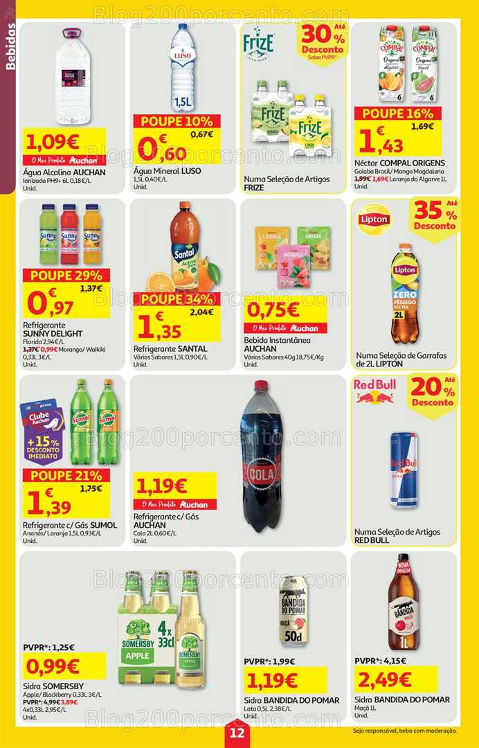 Antevisão Folheto AUCHAN - MINIPREÇO Promoções de 15 a 21 janeiro