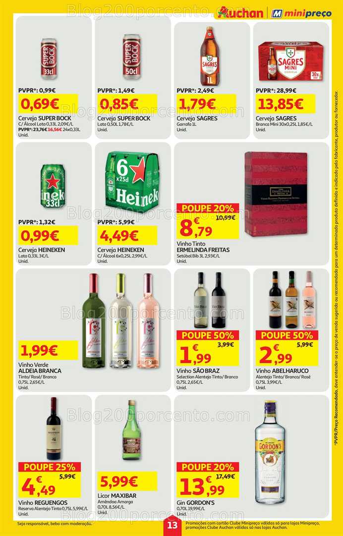Antevisão Folheto AUCHAN - MINIPREÇO Promoções de 15 a 21 janeiro