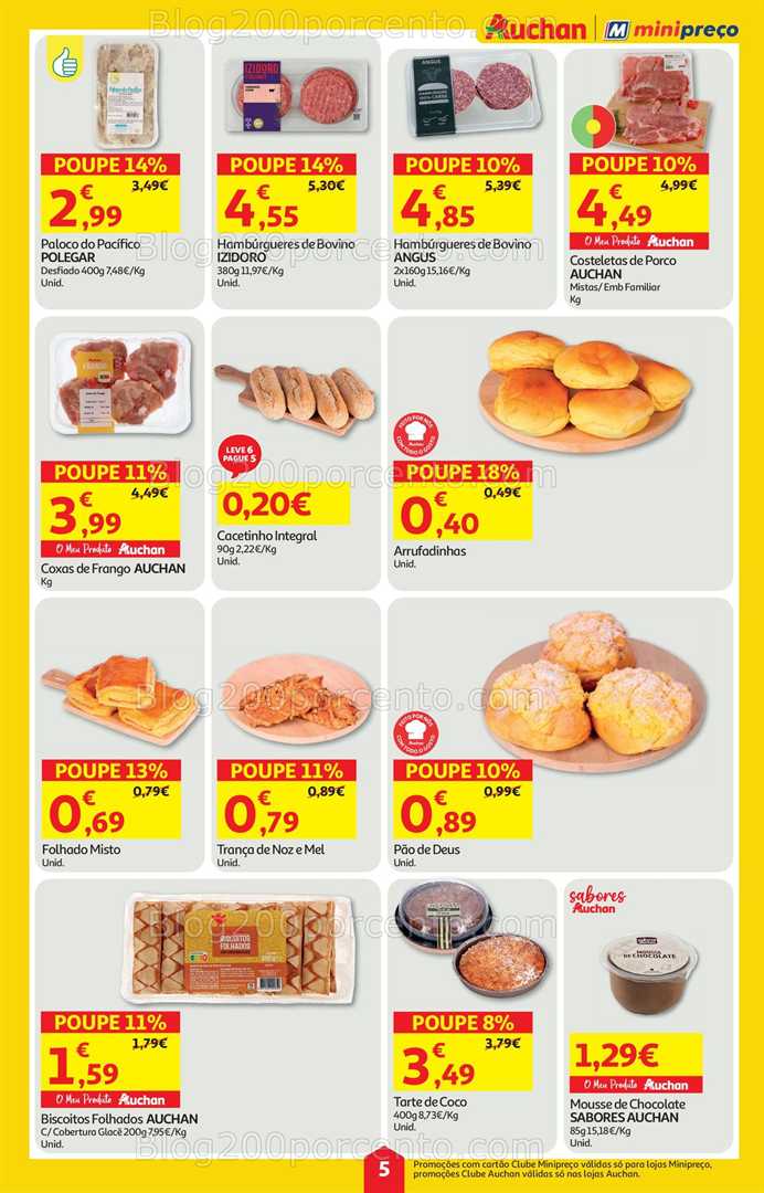Antevisão Folheto AUCHAN - MINIPREÇO Promoções de 15 a 21 janeiro