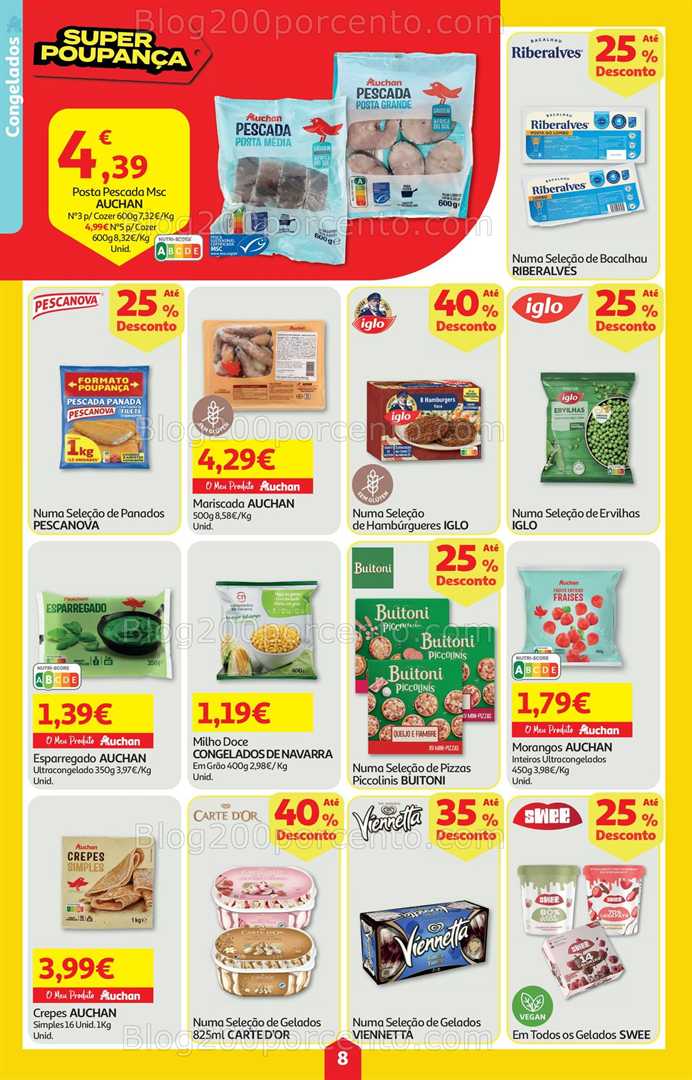 Antevisão Folheto AUCHAN - MINIPREÇO Promoções de 15 a 21 janeiro