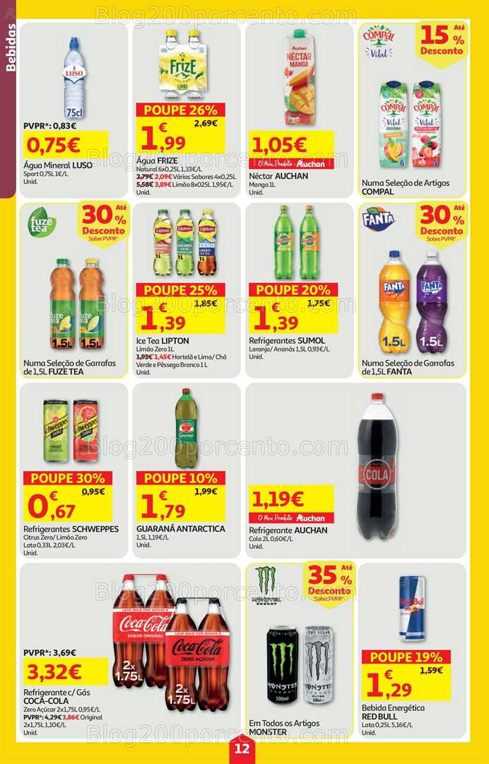 Antevisão Folheto AUCHAN - MINIPREÇO Promoções de 22 a 28 janeiro