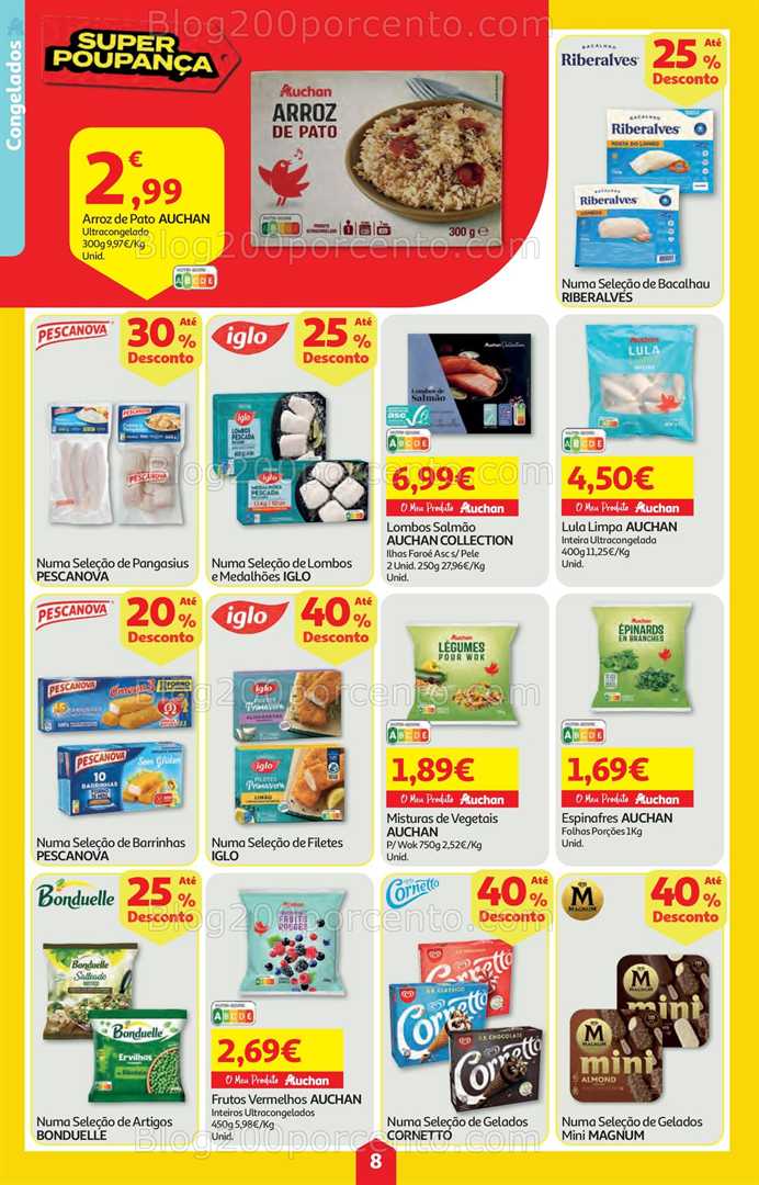 Antevisão Folheto AUCHAN - MINIPREÇO Promoções de 22 a 28 janeiro