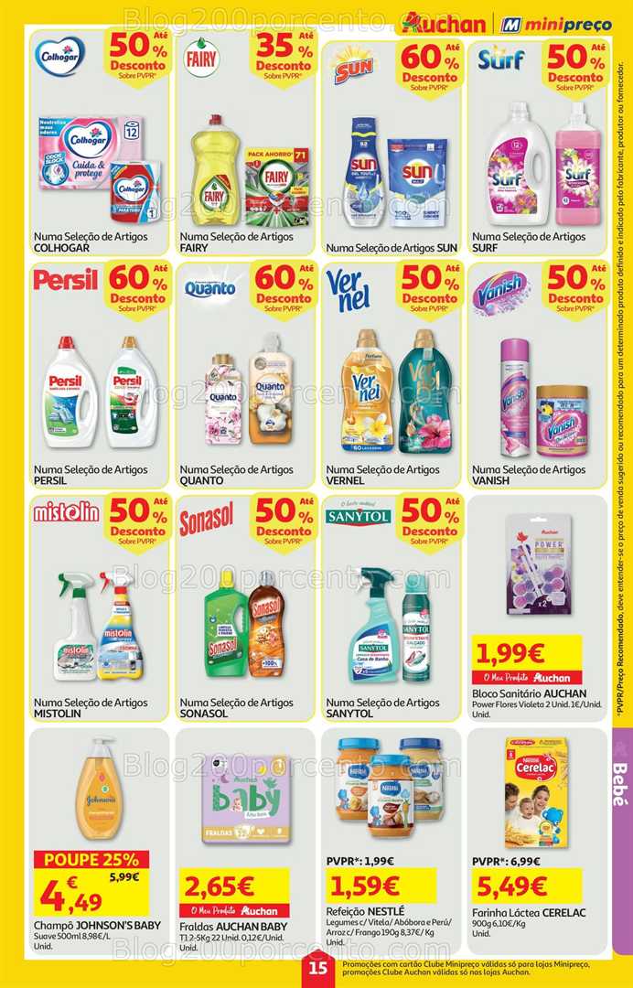 Antevisão Folheto AUCHAN - MINIPREÇO Promoções de 29 janeiro a 4 fevereiro
