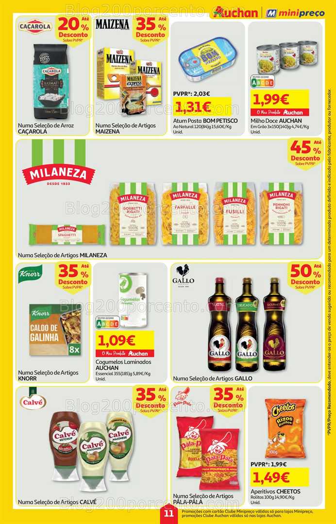 Antevisão Folheto MINIPREÇO - AUCHAN Promoções de 8 a 14 janeiro