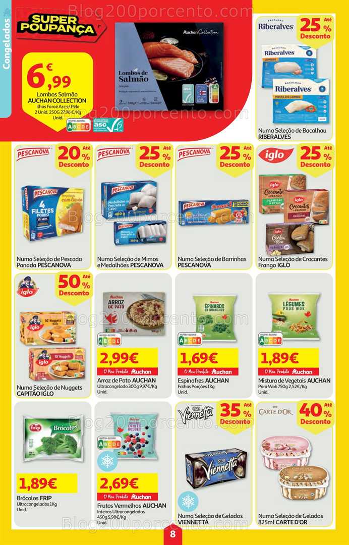 Antevisão Folheto MINIPREÇO - AUCHAN Promoções de 8 a 14 janeiro
