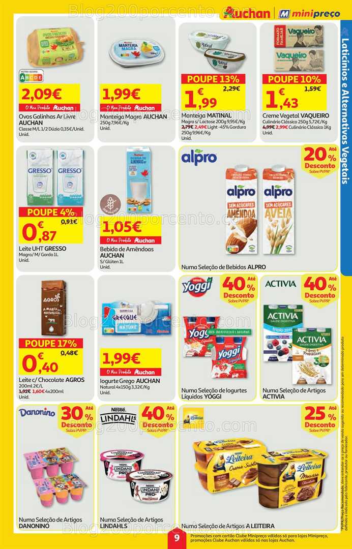 Antevisão Folheto MINIPREÇO - AUCHAN Promoções de 8 a 14 janeiro