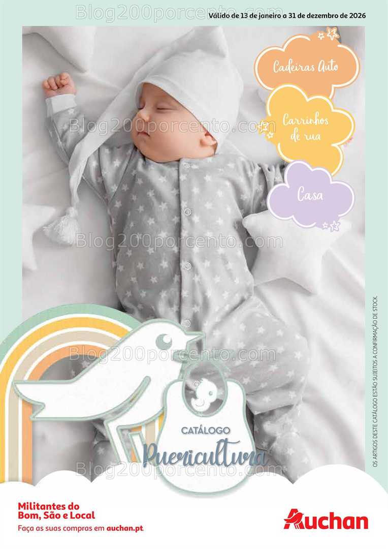 Antevisão Catálogo AUCHAN Puericultura Promoções até 31 dezembro