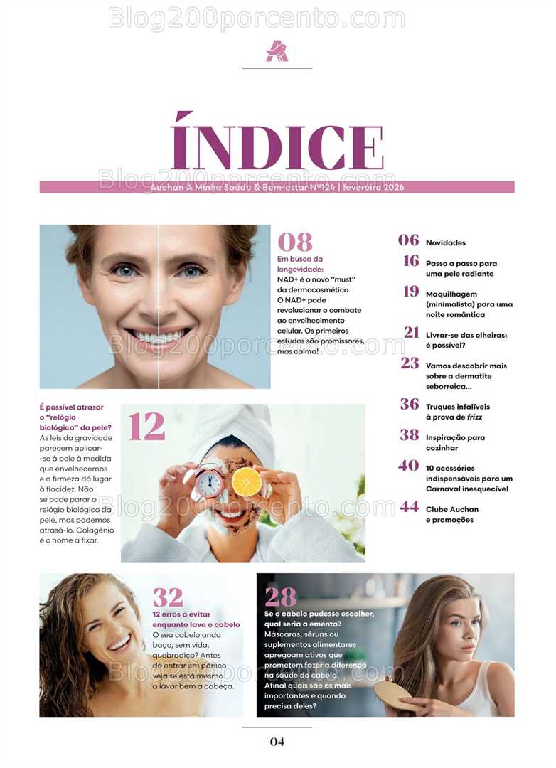 Antevisão Folheto AUCHAN Saúde e Bem-Estar Promoções 27 janeiro a 27 fevereiro