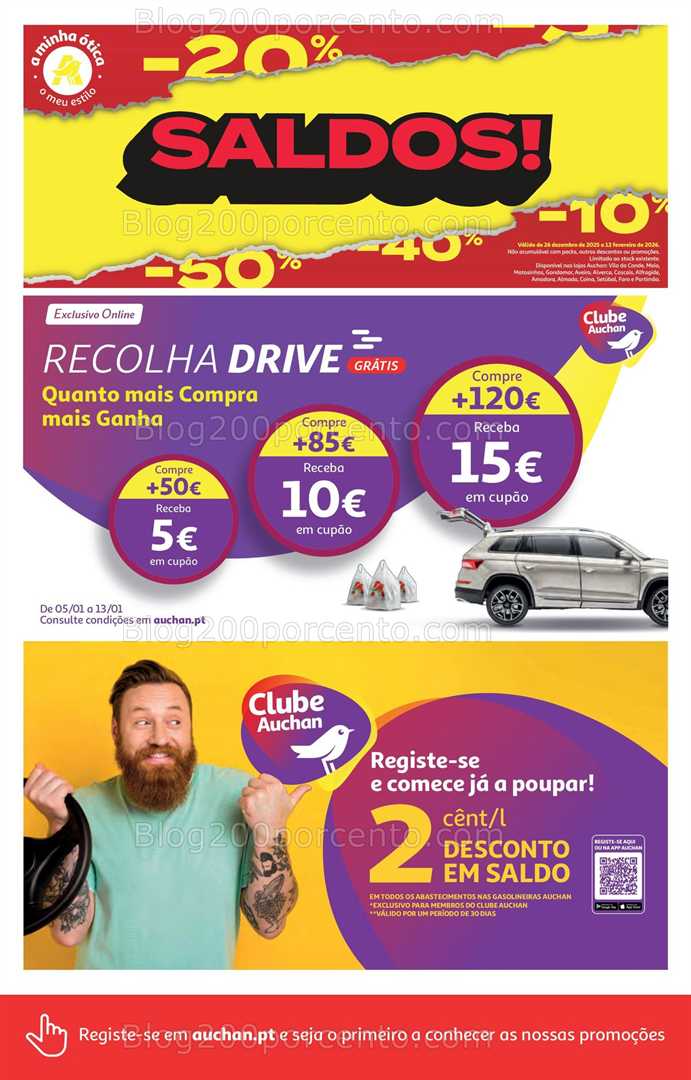 Antevisão Folheto AUCHAN Promoções de 8 a 14 janeiro