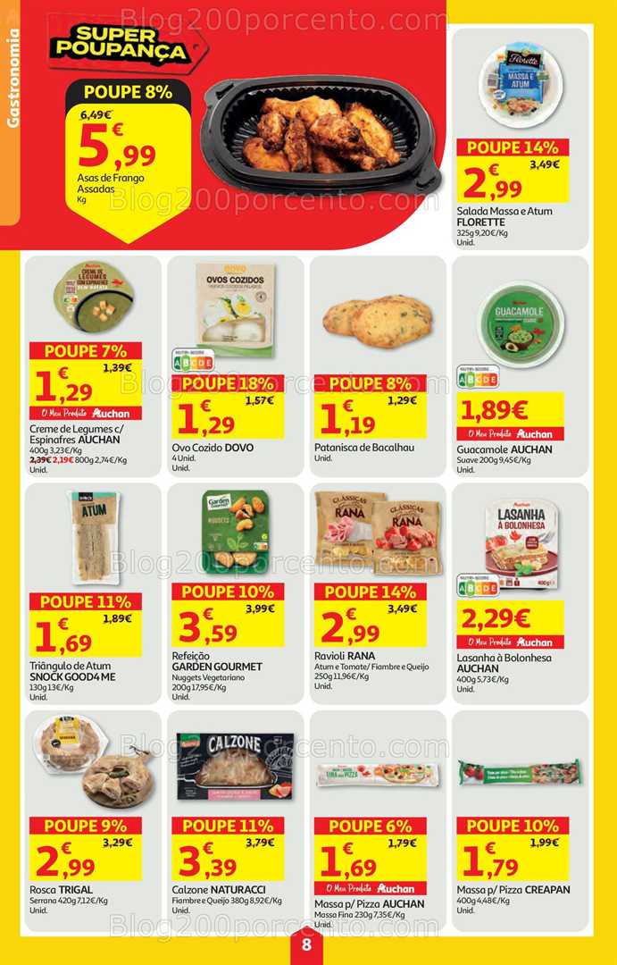 Antevisão Folheto AUCHAN Promoções de 8 a 14 janeiro