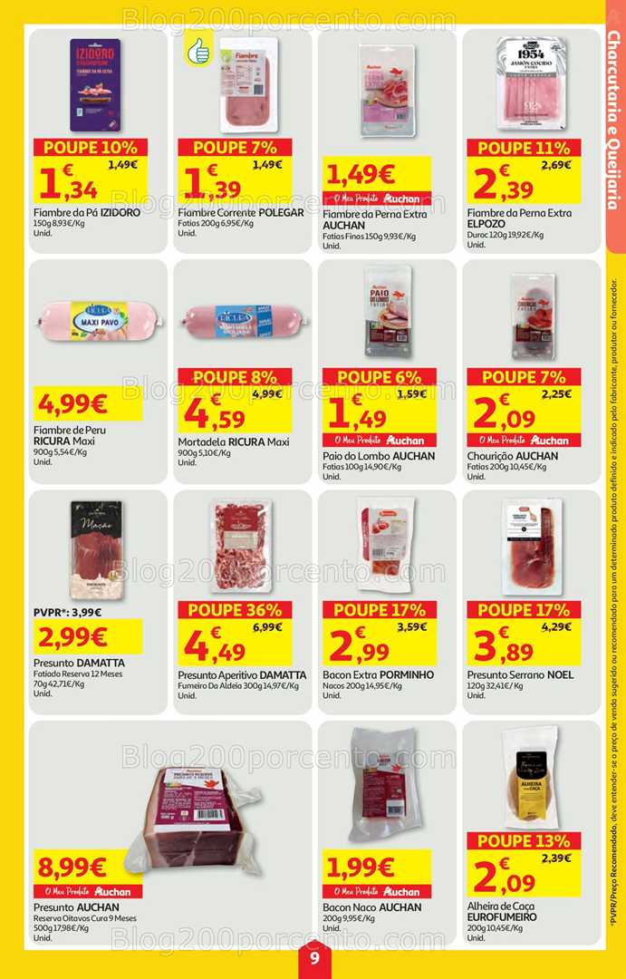 Antevisão Folheto AUCHAN Promoções de 8 a 14 janeiro