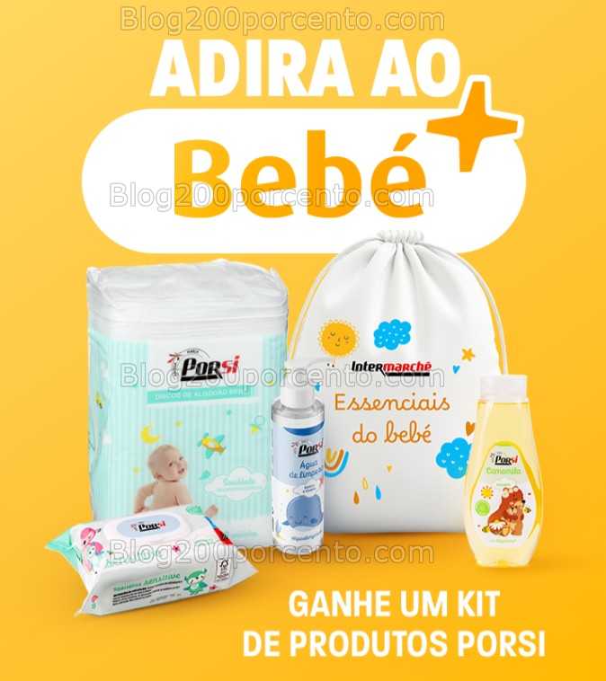 ALERTA - Oferta kit Bebé INTERMARCHÉ e ainda mais descontos no dia 25 de cada mês