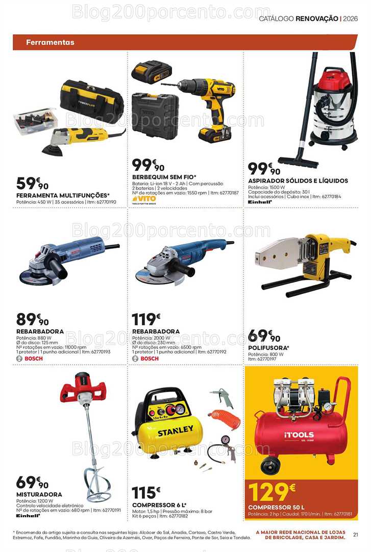 Antevisão Folheto BRICOMARCHÉ Promoções de 22 janeiro a 22 fevereiro