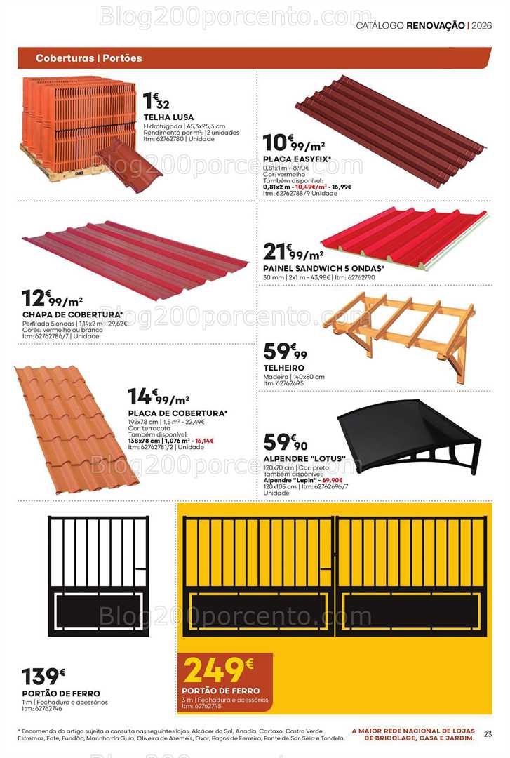 Antevisão Folheto BRICOMARCHÉ Promoções de 22 janeiro a 22 fevereiro