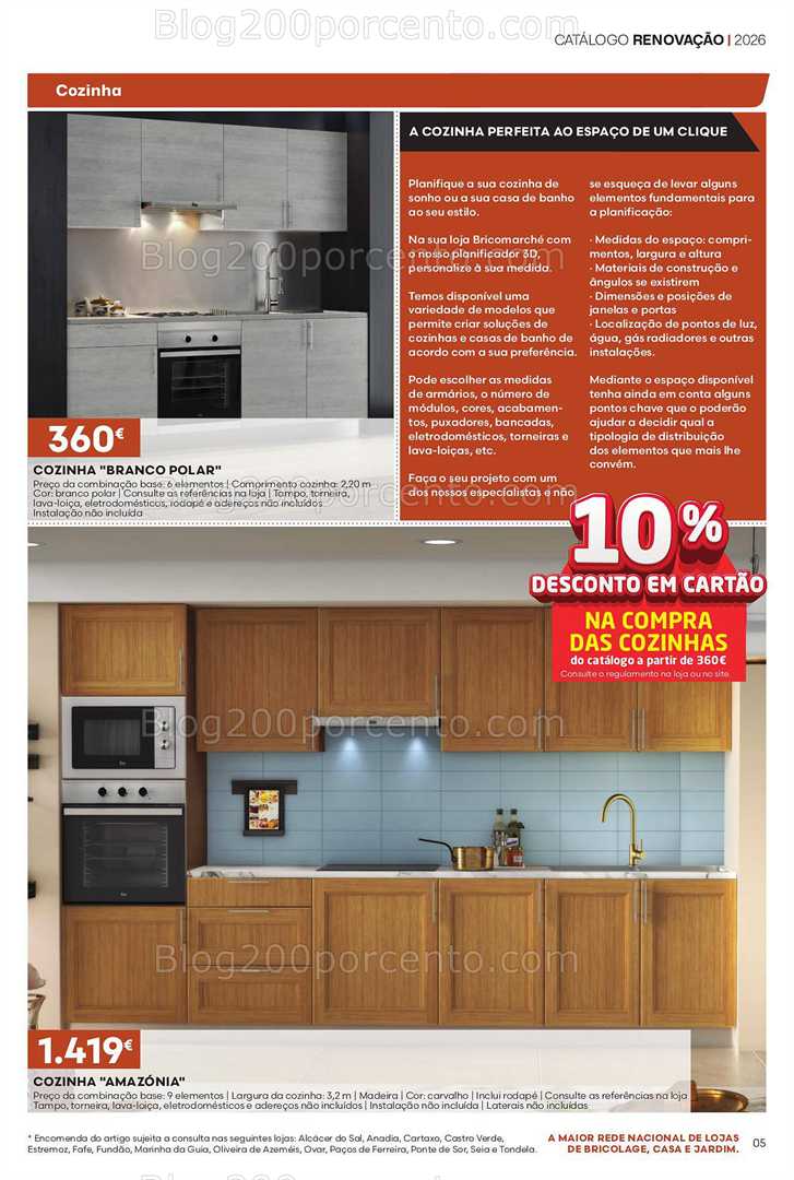 Antevisão Folheto BRICOMARCHÉ Promoções de 22 janeiro a 22 fevereiro