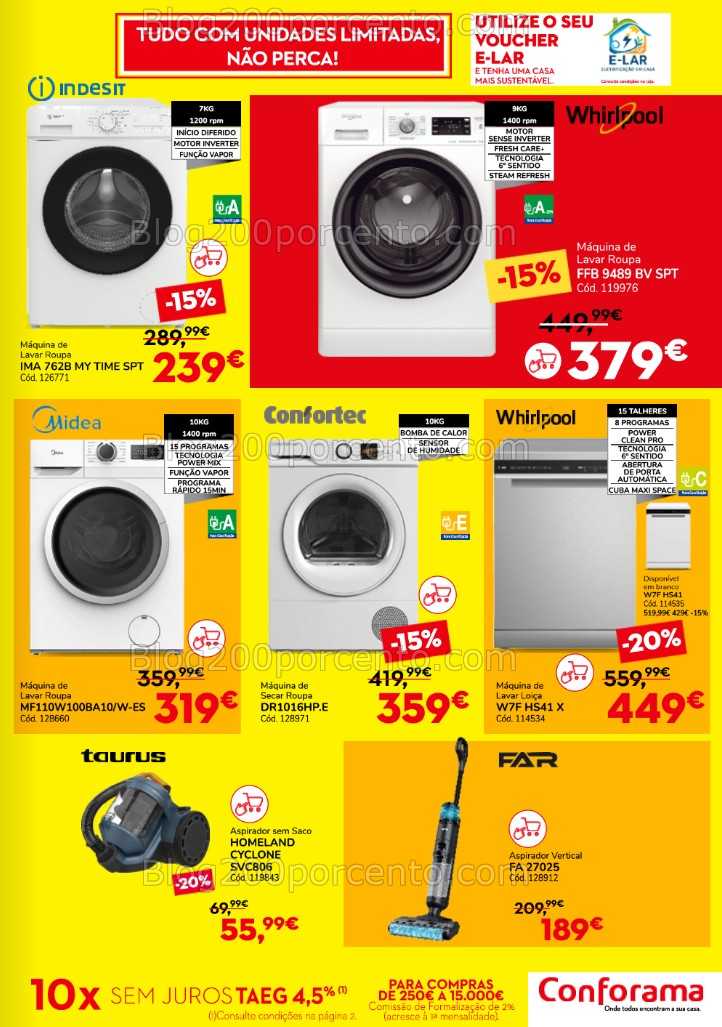 Antevisão Folheto CONFORAMA Remate Final Promoções de 15 janeiro a 4 fevereiro