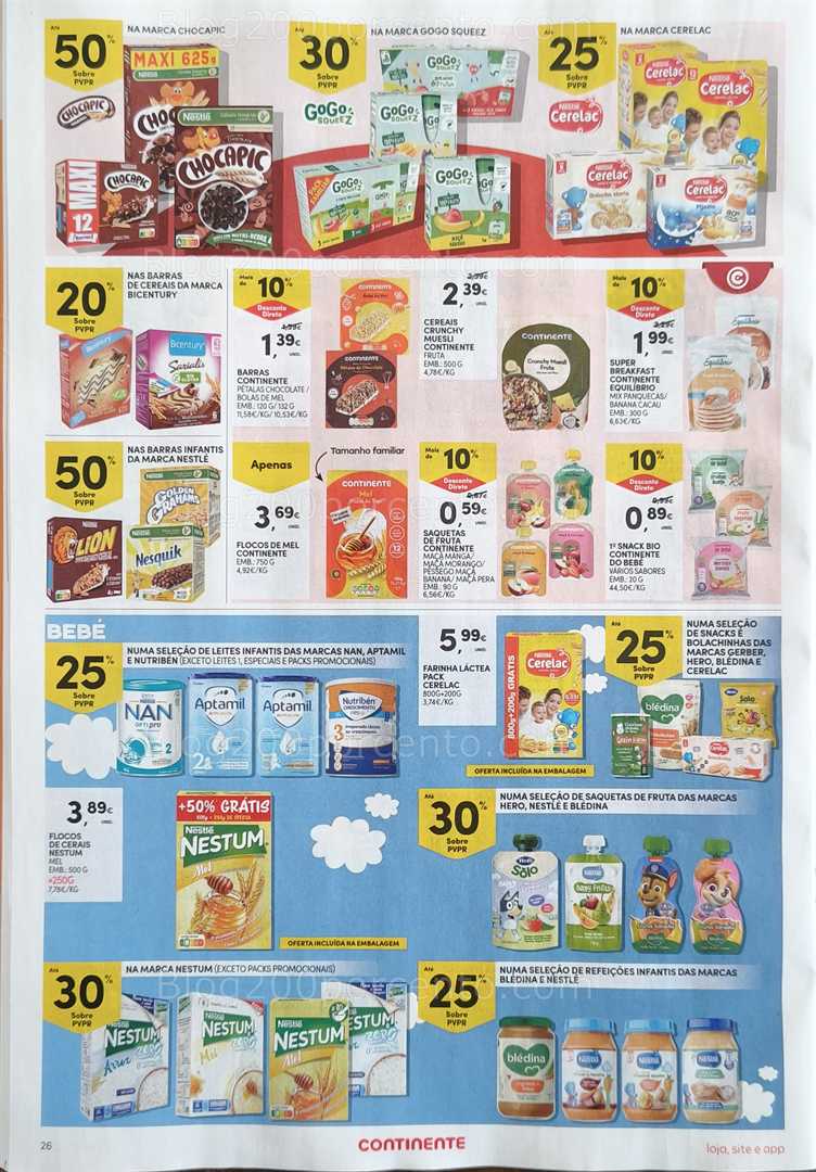 Antevisão Folheto CONTINENTE Promoções de 20 a 26 janeiro