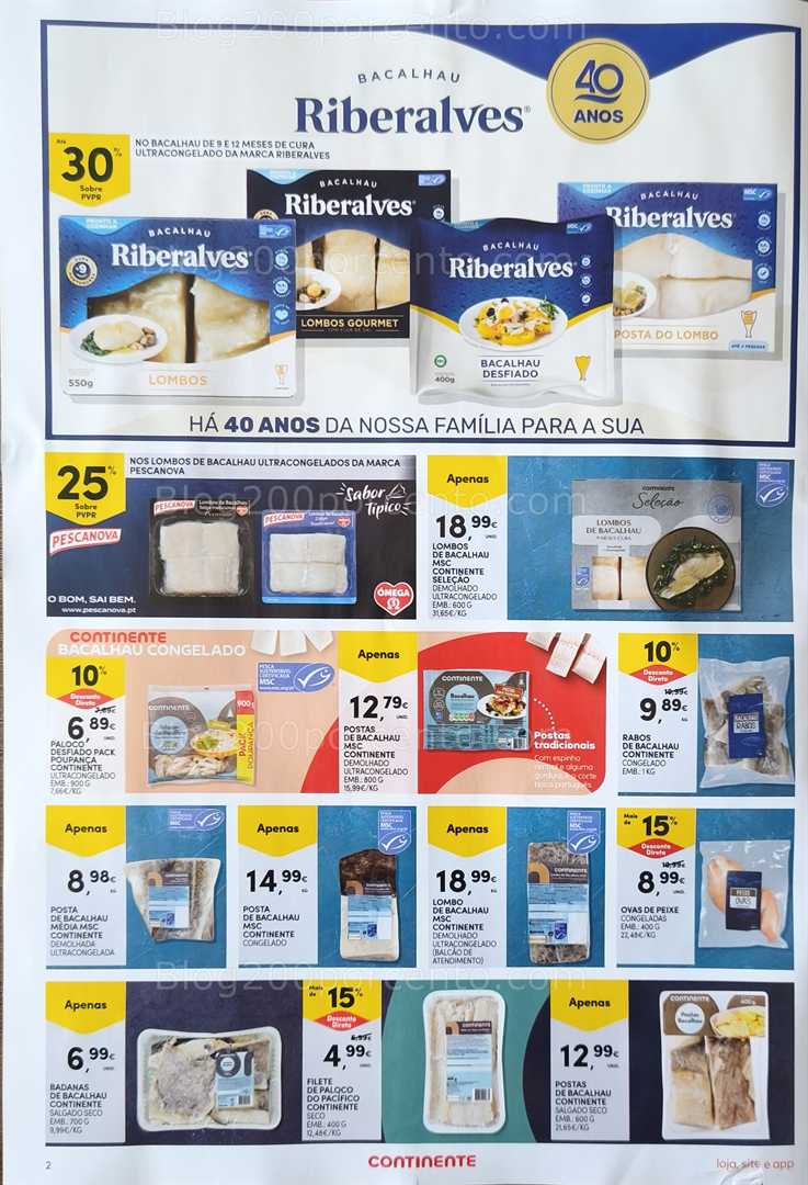 Antevisão Folheto CONTINENTE Promoções de 6 a 12 janeiro