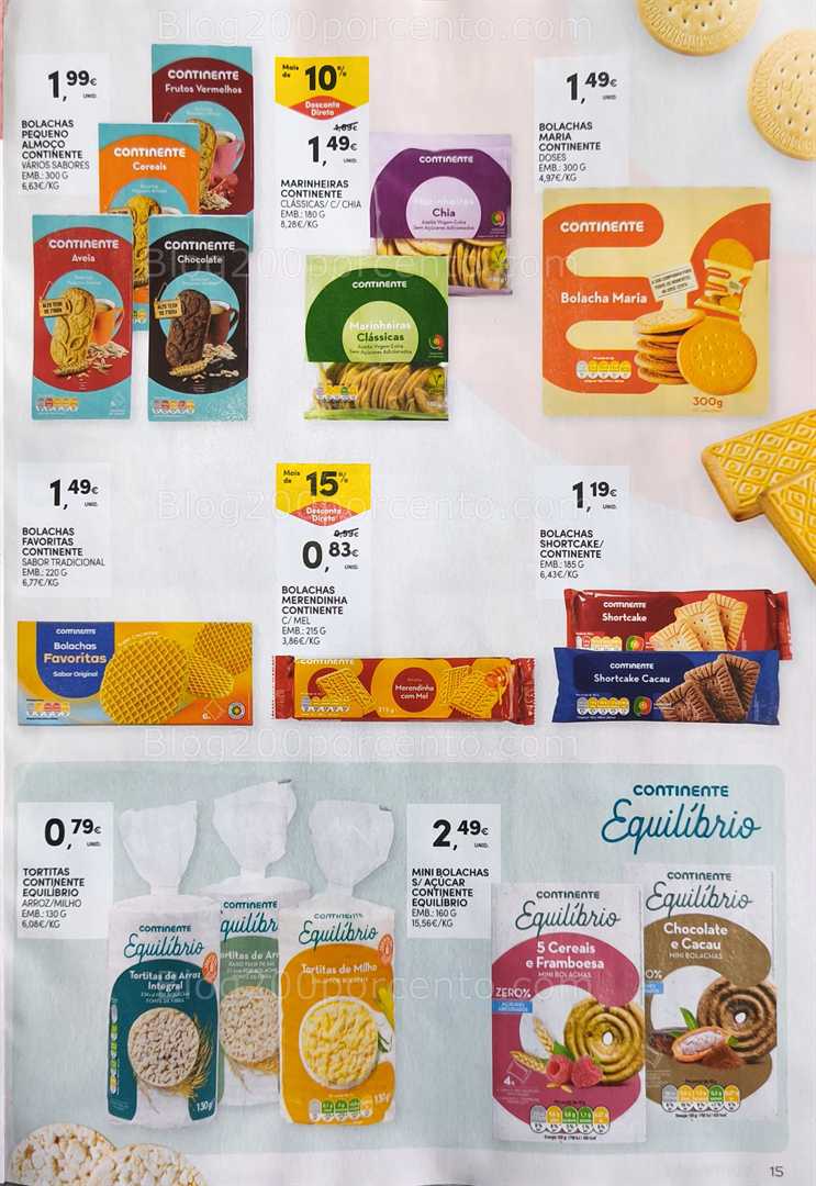 Antevisão Folheto CONTINENTE Especial Bolachas Promoções de 3 a 15 fevereiro