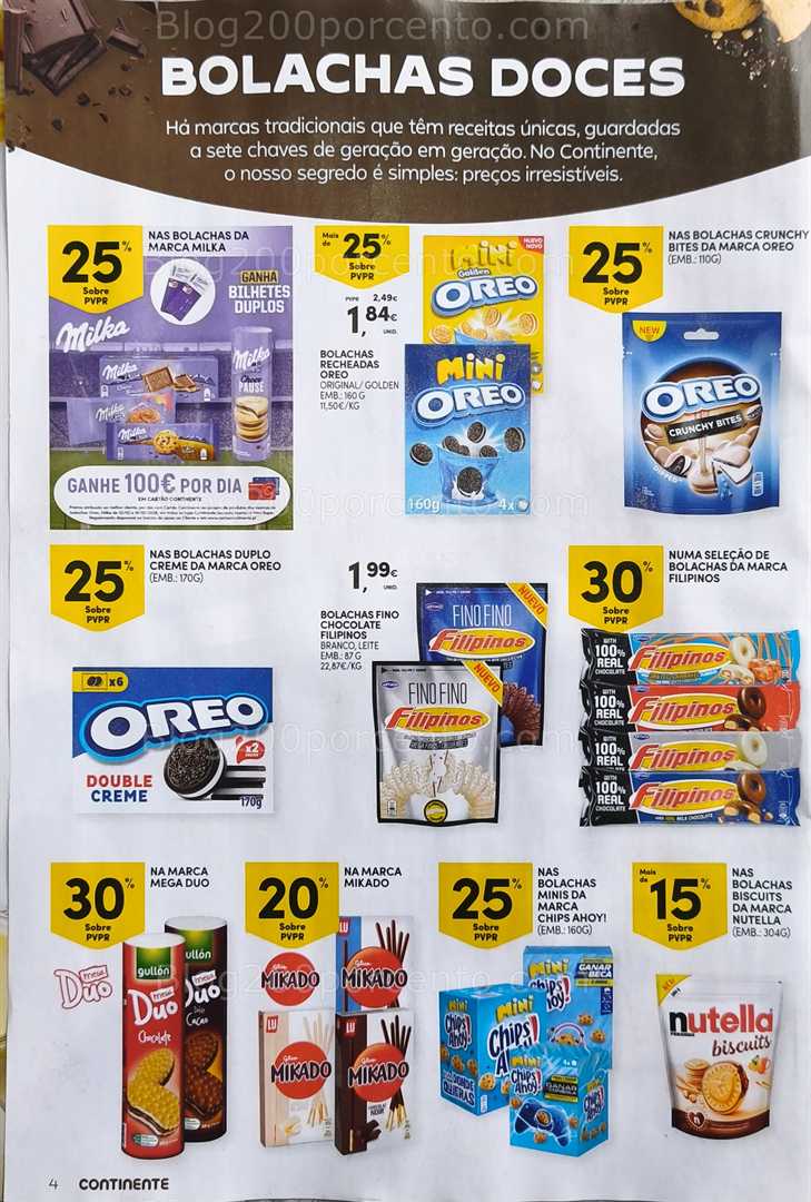 Antevisão Folheto CONTINENTE Especial Bolachas Promoções de 3 a 15 fevereiro