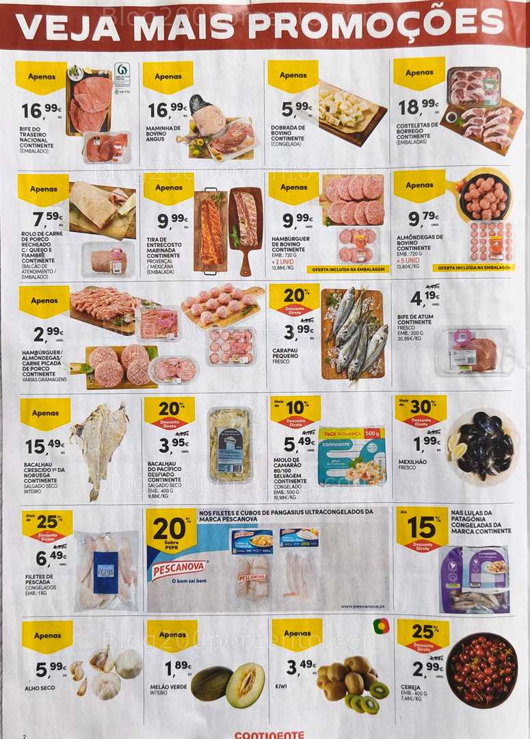 Antevisão Folheto CONTINENTE Promoções Fim de Semana - 16 a 19 janeiro