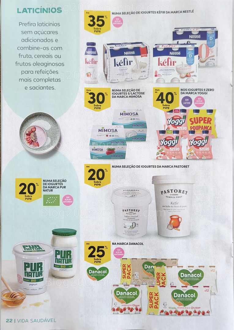 Antevisão Folheto CONTINENTE Vida Saudável Promoções de 20 janeiro a 1 fevereiro