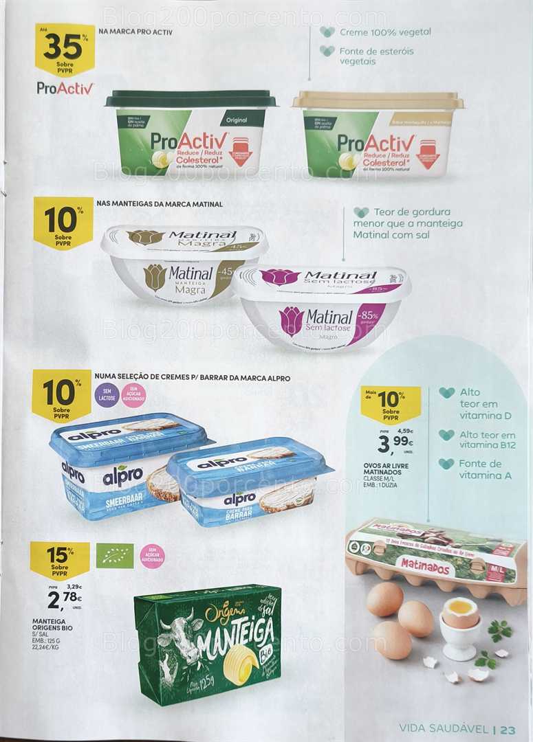 Antevisão Folheto CONTINENTE Vida Saudável Promoções de 20 janeiro a 1 fevereiro